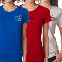 Ladies 100% Cotton Knit Long Sleeve Tee Shirt